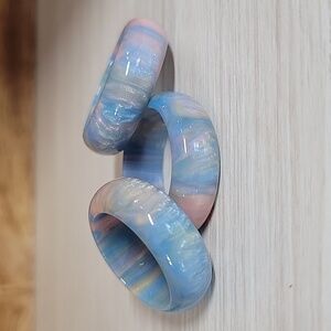 PASTEL SHIMMER RING, METAL FREE
